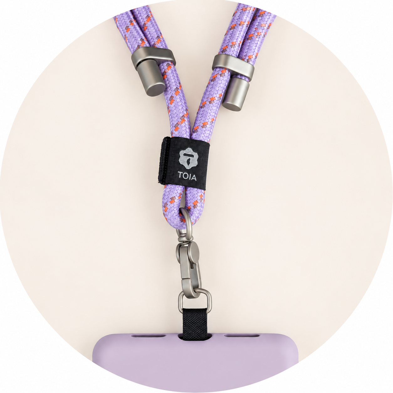 Attach your TOIA strap to the Tether Tab