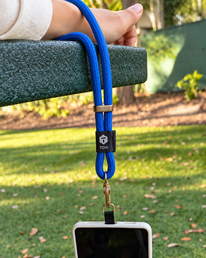 Electric Blue Wrist Phone Strap - Midtown